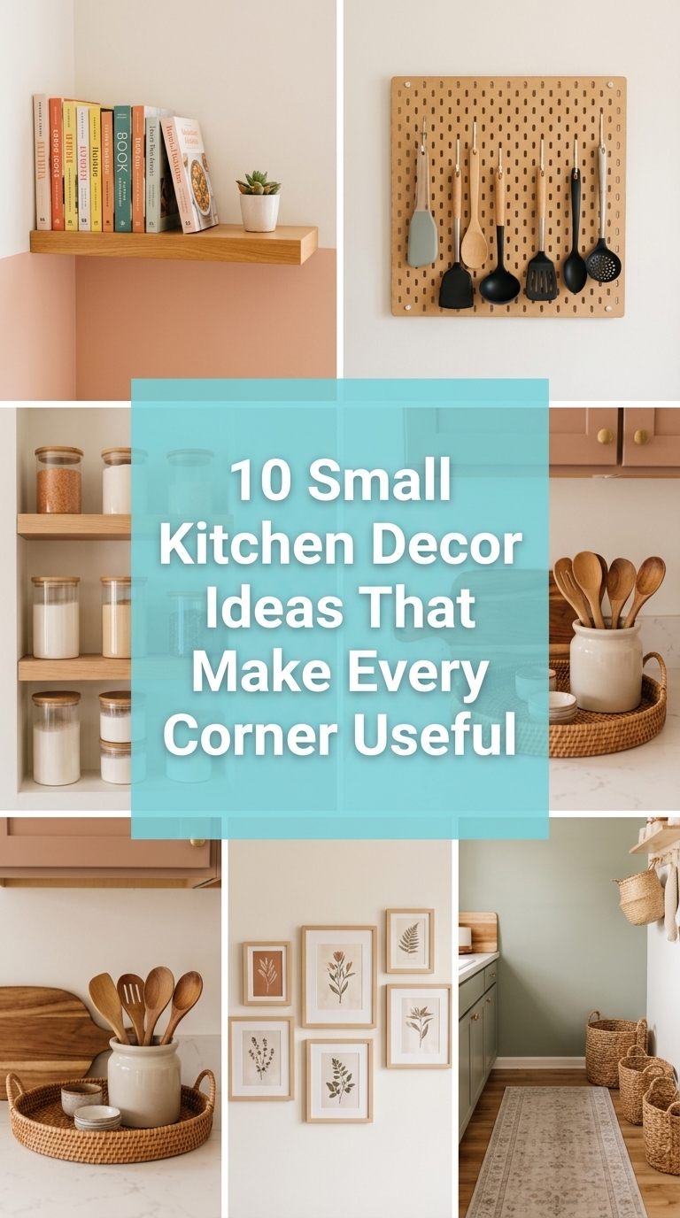 10 Small Kitchen Decor Ideas That Make Every Corner Useful