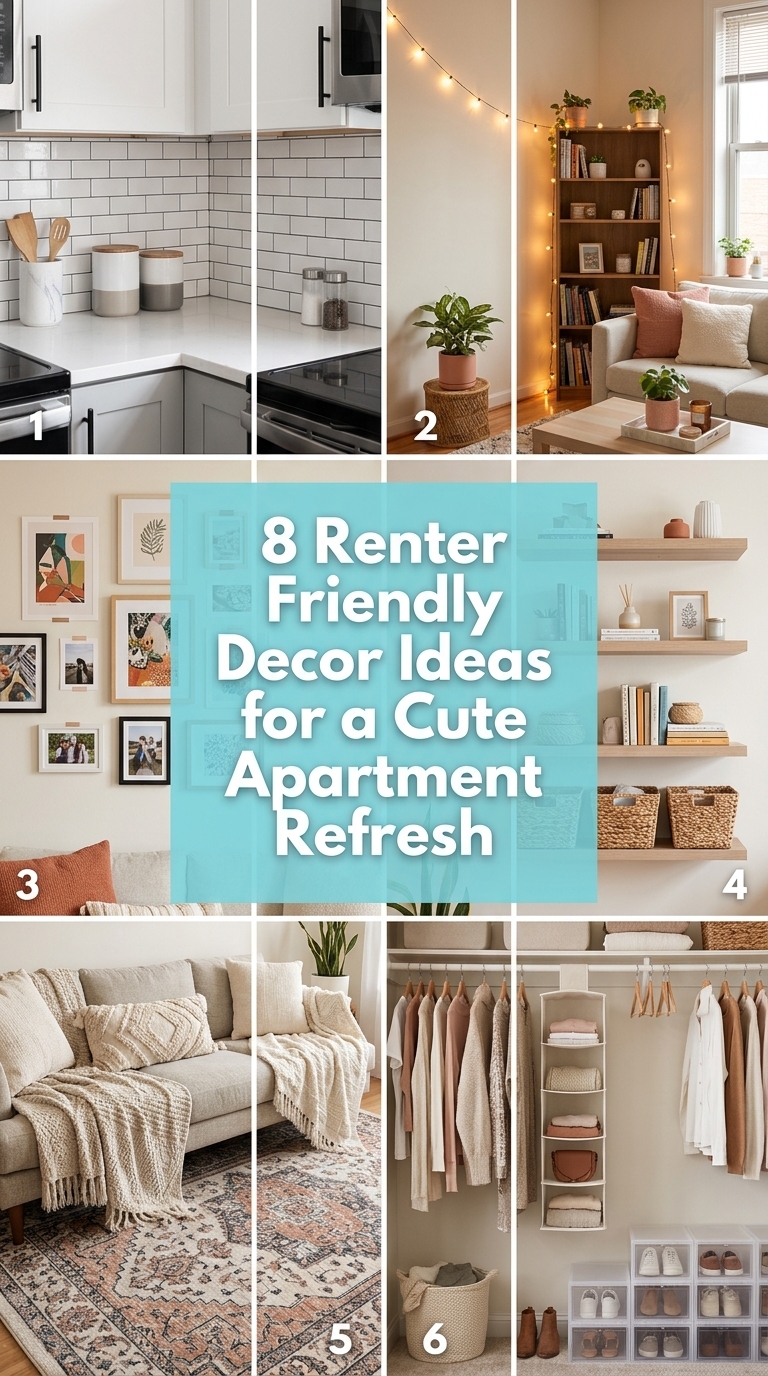 8 Renter Friendly Decor Ideas for a Cute Apartment Refresh