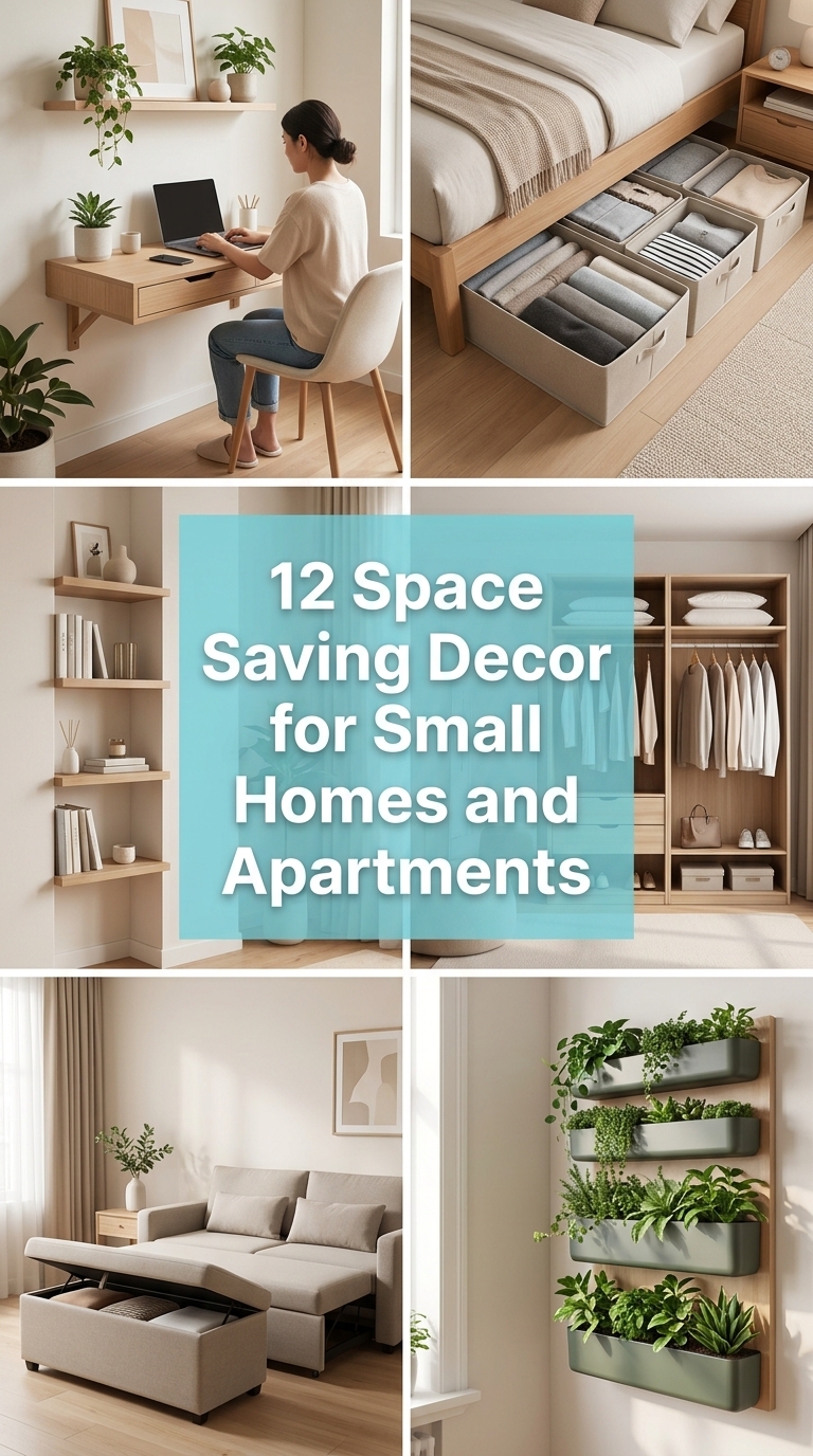 12 Space Saving Decor Ideas for Small Homes and Apartments