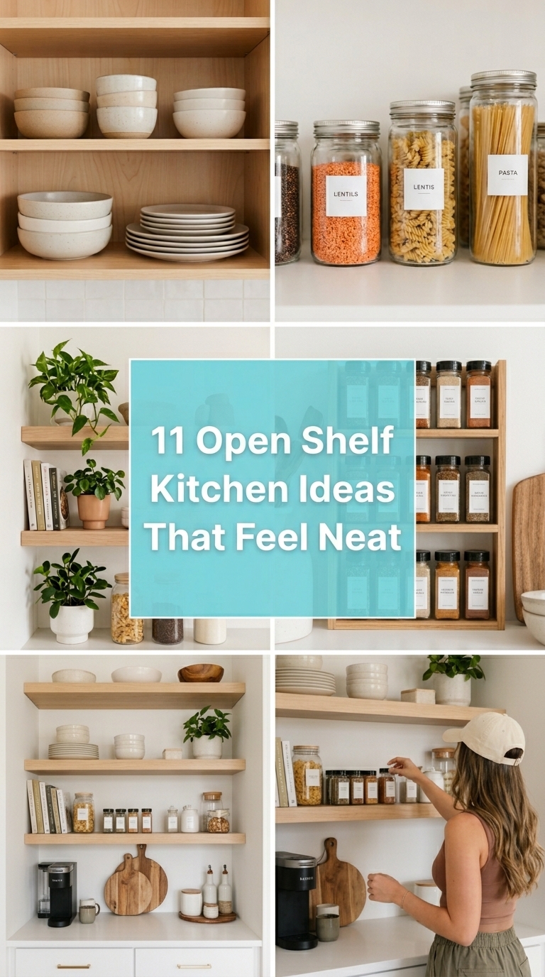 11 Open Shelf Kitchen Ideas That Feel Neat