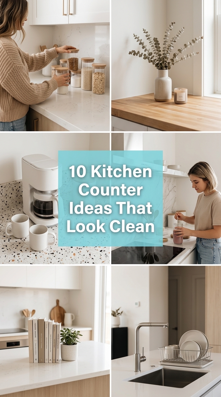 10 Kitchen Counter Ideas That Look Clean