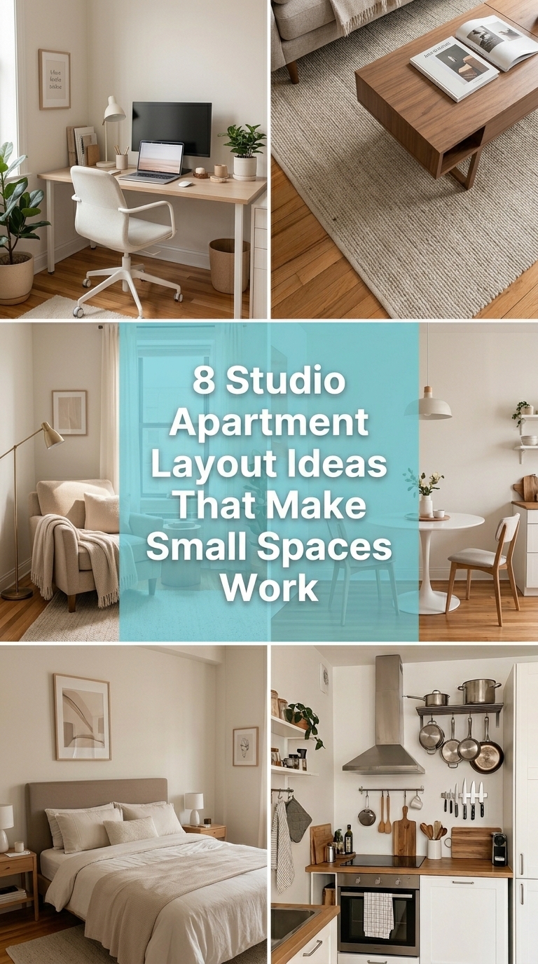 8 Studio Apartment Layout Ideas That Make Small Spaces Work