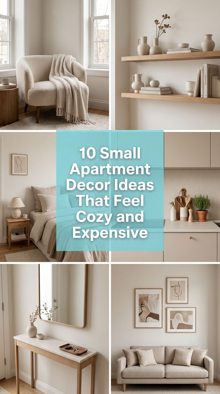 10 Small Apartment Decor Ideas That Feel Cozy and Expensive