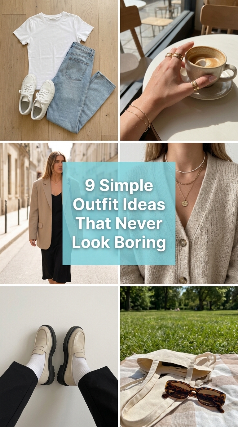 9 Simple Outfit Ideas That Never Look Boring