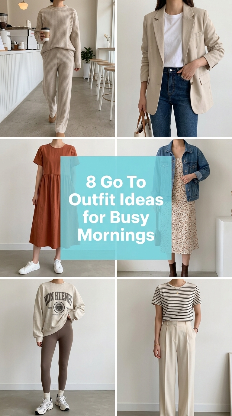 8 Go To Outfit Ideas for Busy Mornings