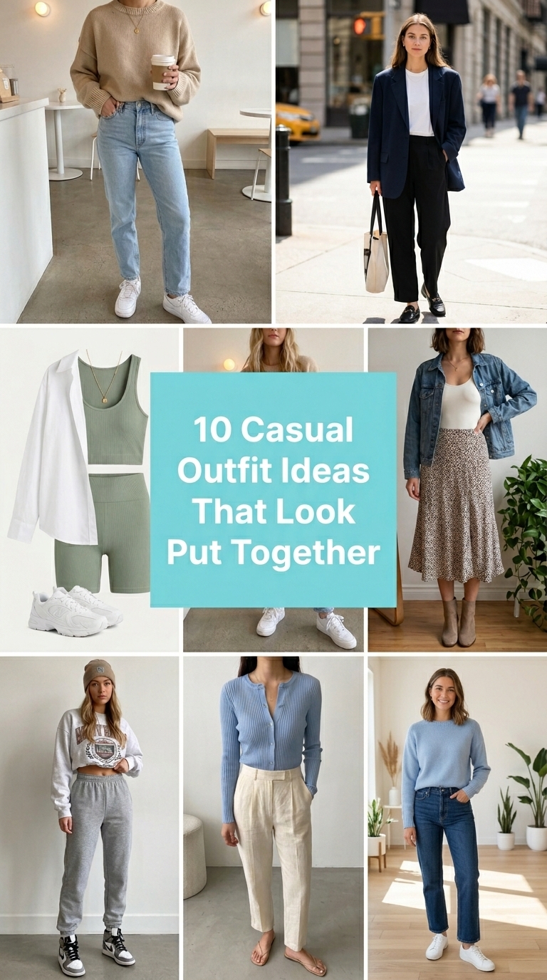 10 Casual Outfit Ideas That Look Put Together