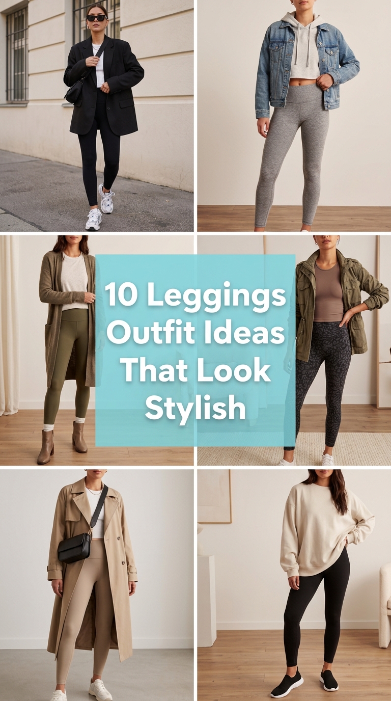 10 Leggings Outfit Ideas That Look Stylish