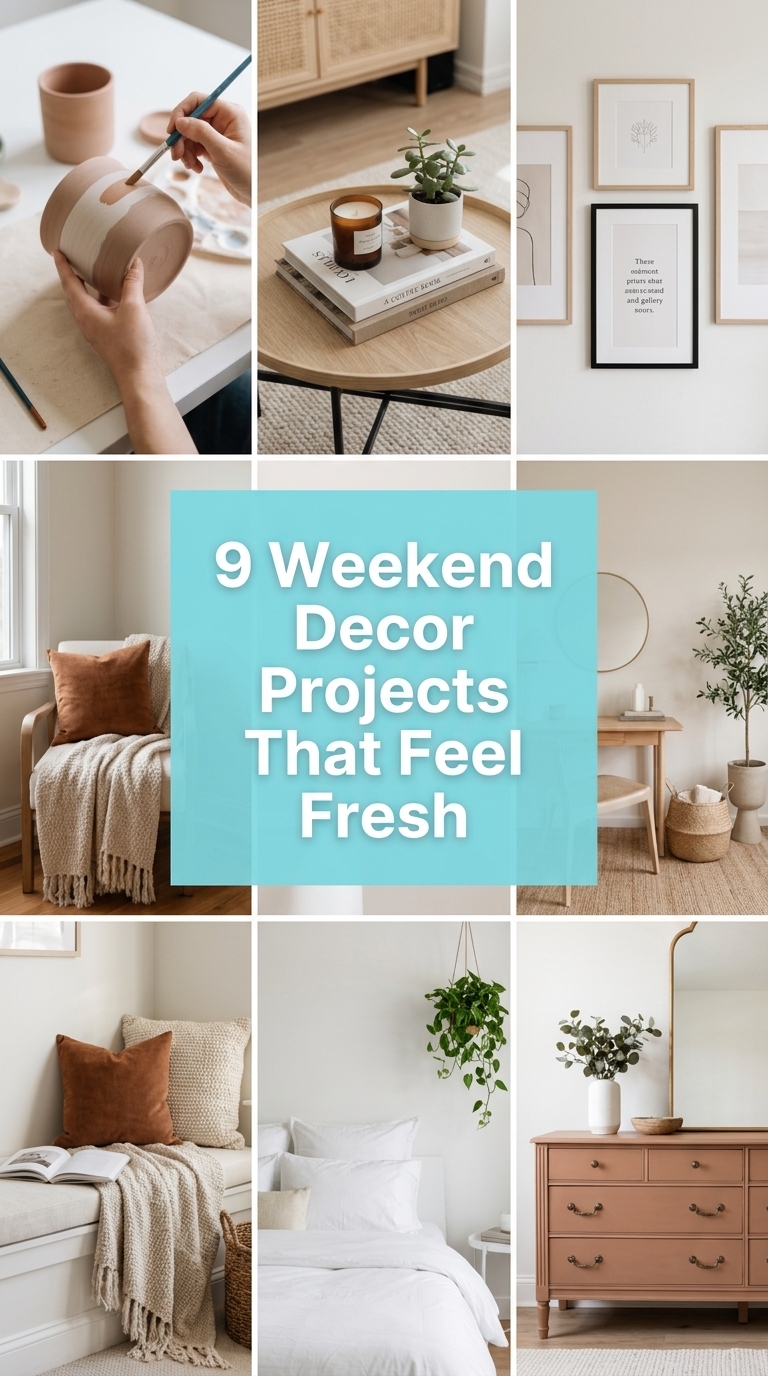 9 Weekend Decor Projects That Feel Fresh