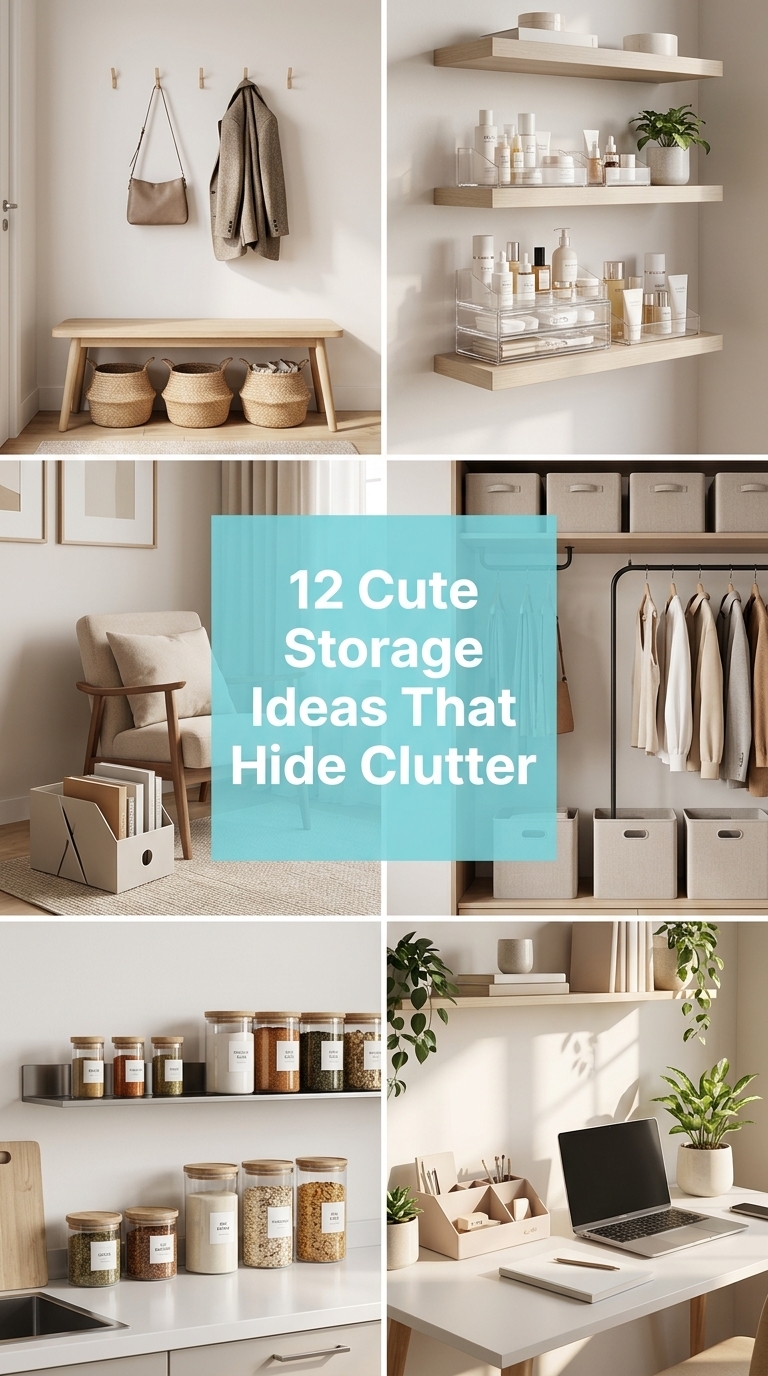 12 Cute Storage Ideas That Hide Clutter