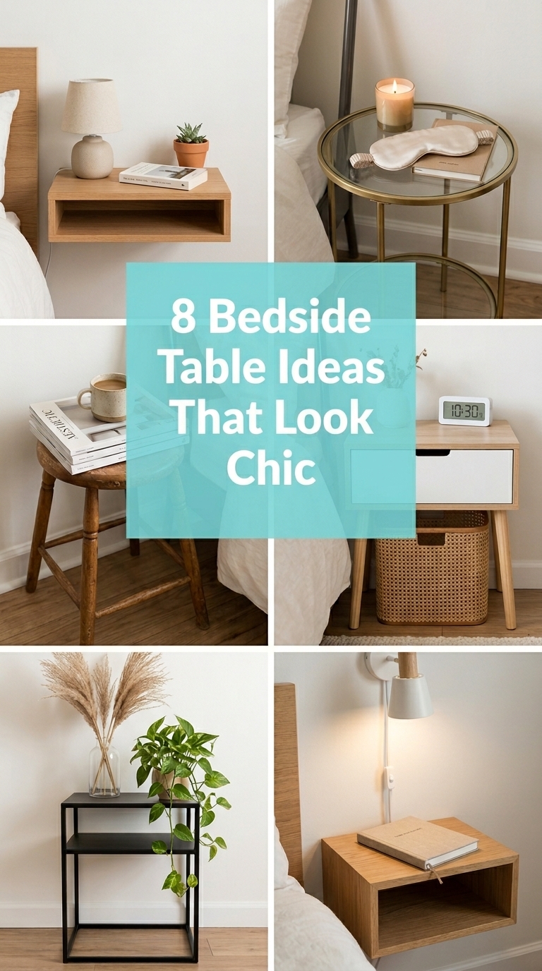 8 Bedside Table Ideas That Look Chic