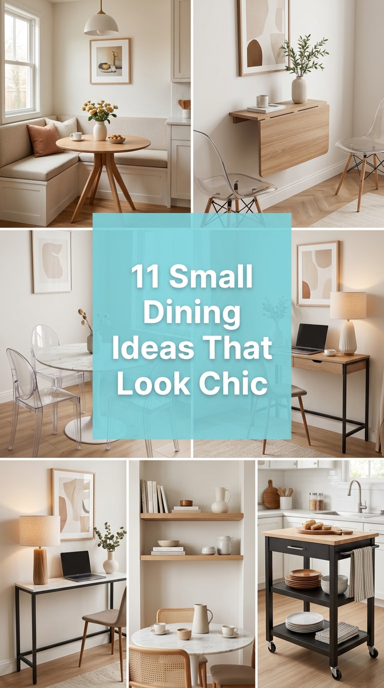 11 Small Dining Ideas That Look Chic