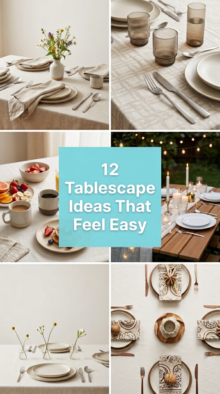 12 Tablescape Ideas That Feel Easy
