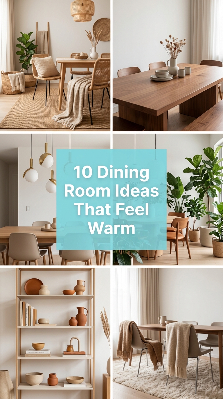 10 Dining Room Ideas That Feel Warm