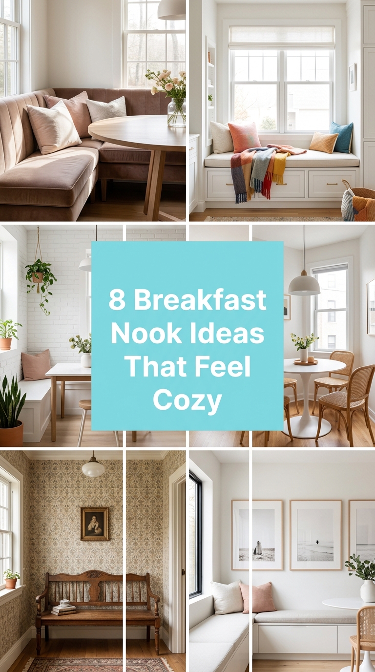 8 Breakfast Nook Ideas That Feel Cozy
