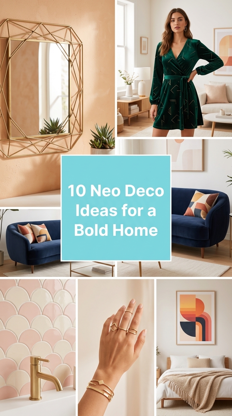 10 Neo Deco Ideas for a Bold Home