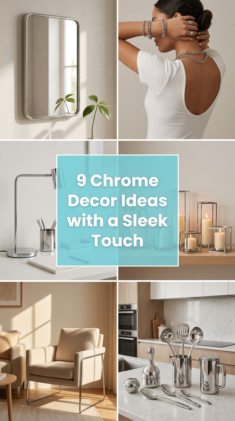 9 Chrome Decor Ideas with a Sleek Touch