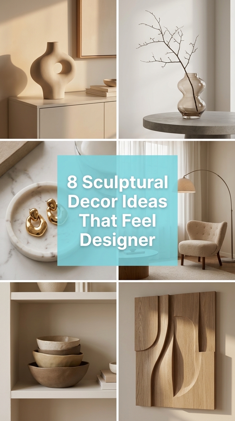 8 Sculptural Decor Ideas That Feel Designer