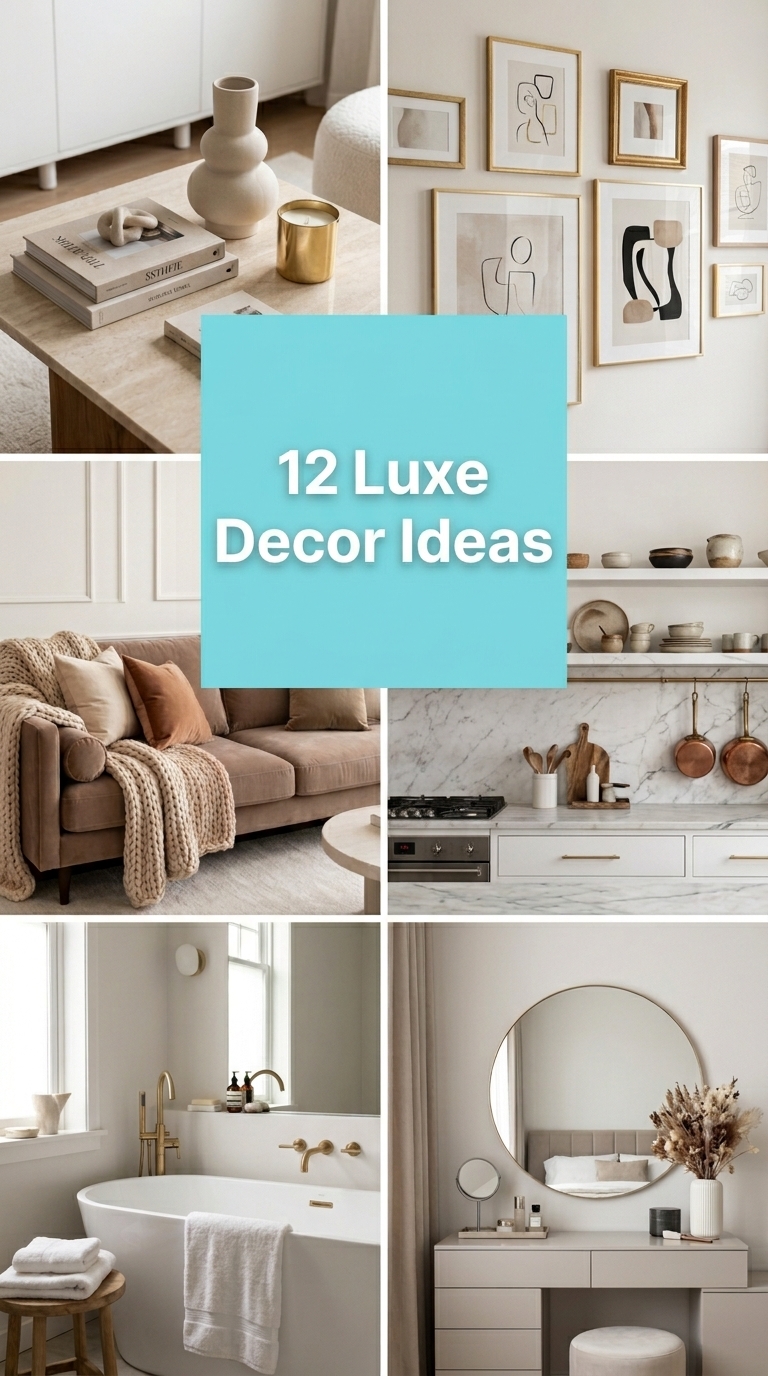 12 Luxe Decor Ideas That Look Expensive