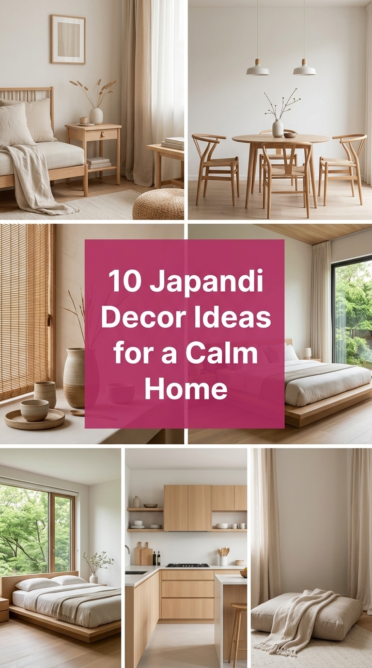 10 Japandi Decor Ideas for a Calm Home