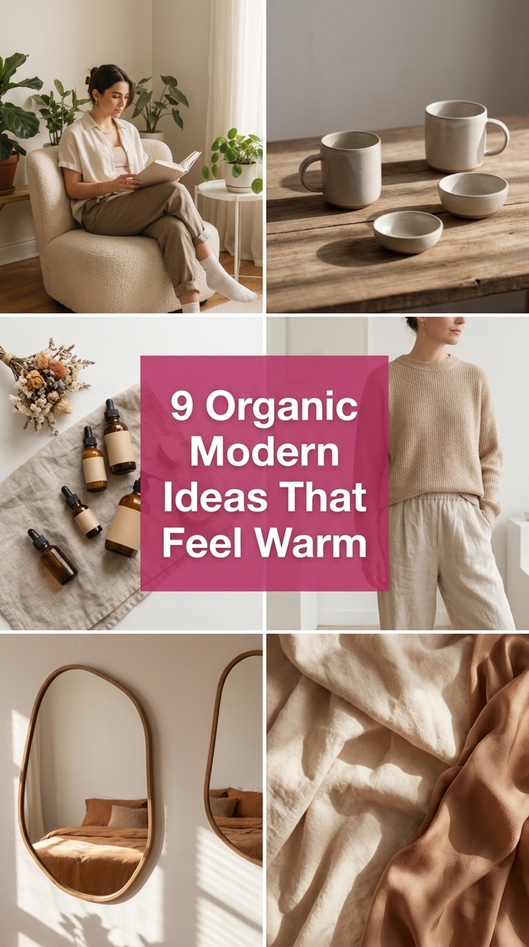 9 Organic Modern Ideas That Feel Warm