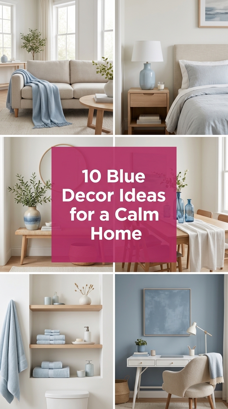 10 Blue Decor Ideas for a Calm Home
