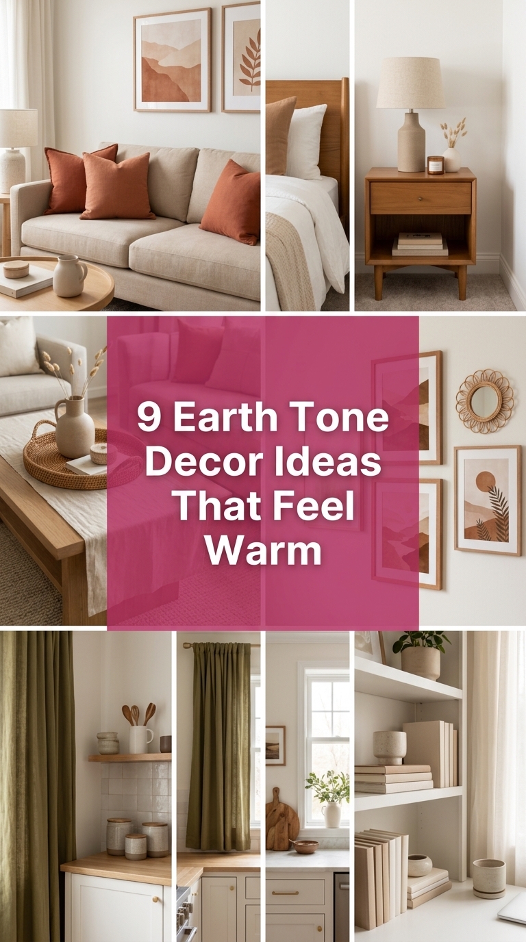 9 Earth Tone Decor Ideas That Feel Warm