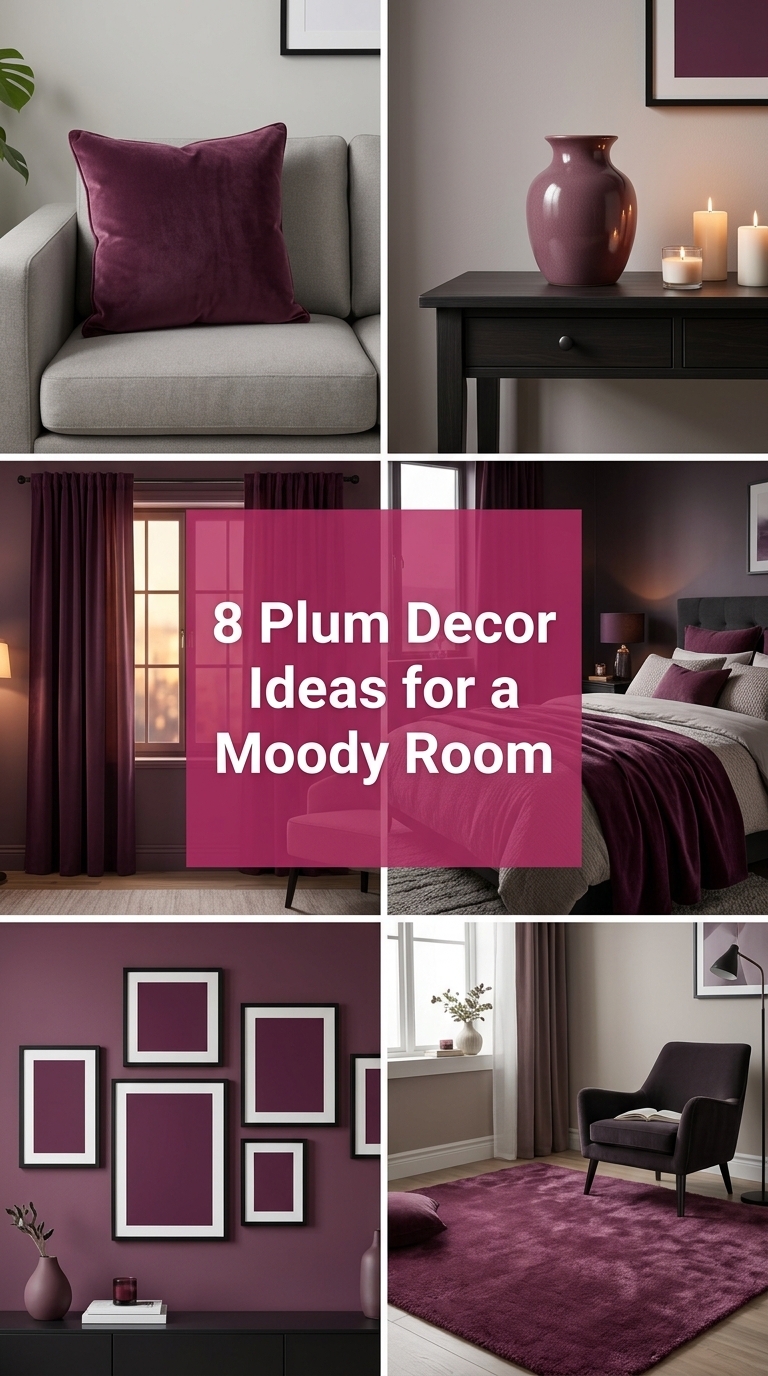 8 Plum Decor Ideas for a Moody Room