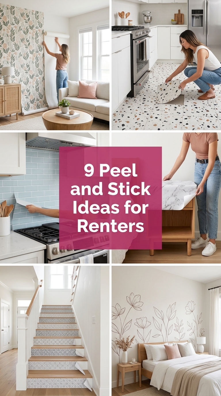 9 Peel and Stick Ideas for Renters