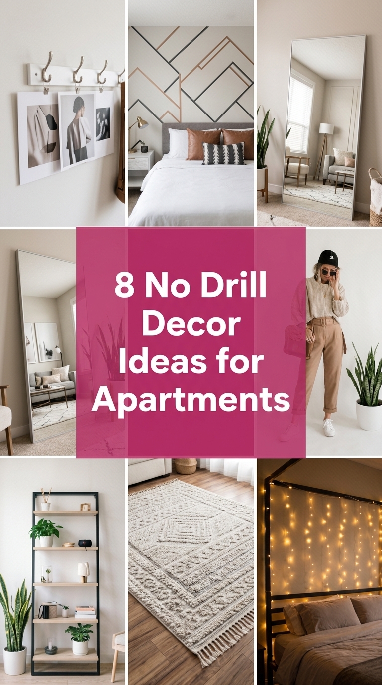 8 No Drill Decor Ideas for Apartments