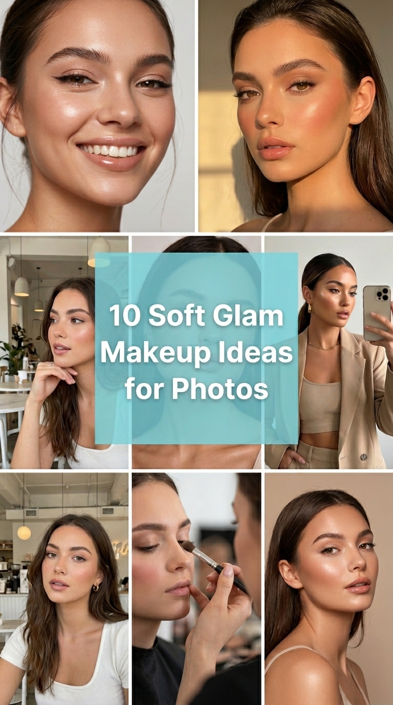 10 Soft Glam Makeup Ideas for Photos