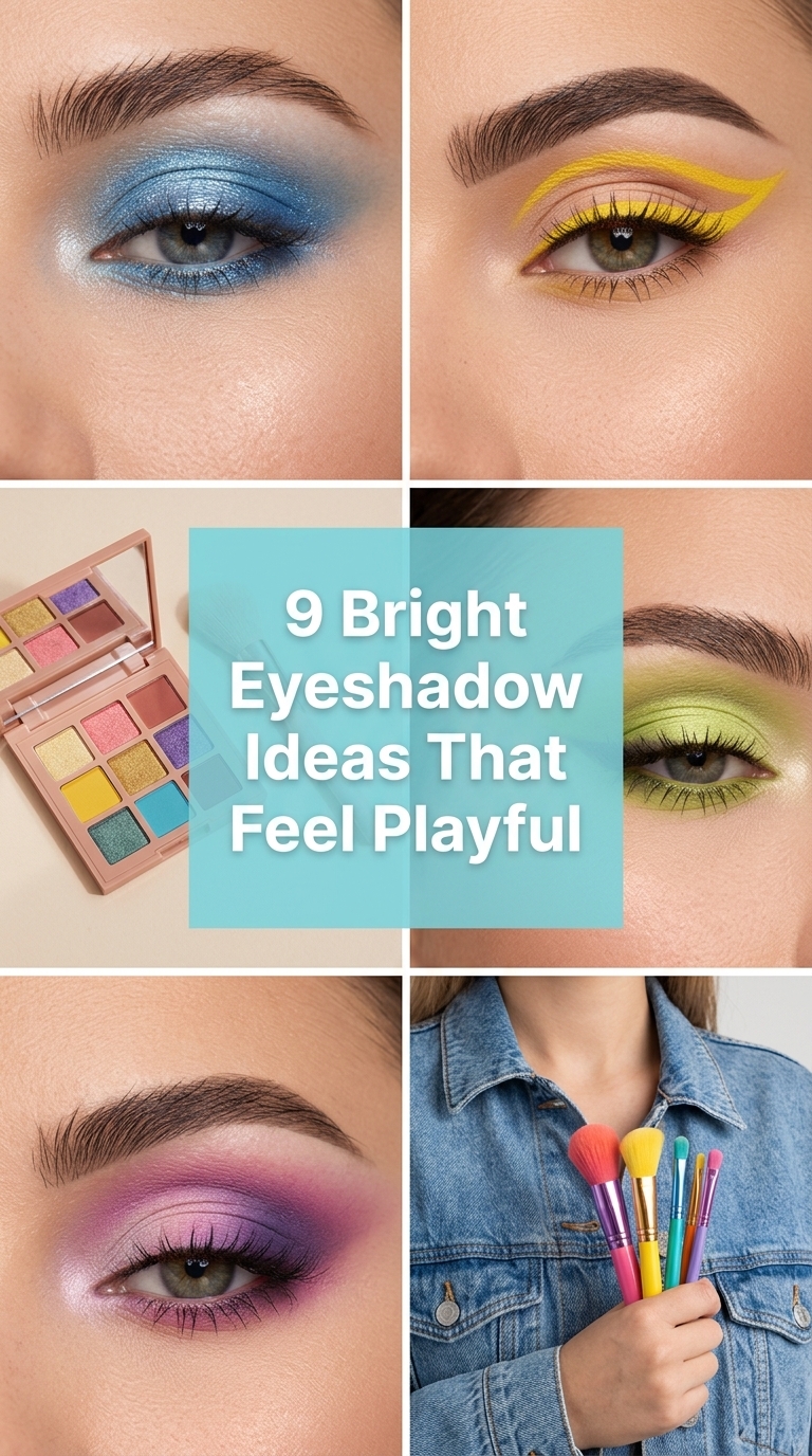 9 Bright Eyeshadow Ideas That Feel Playful