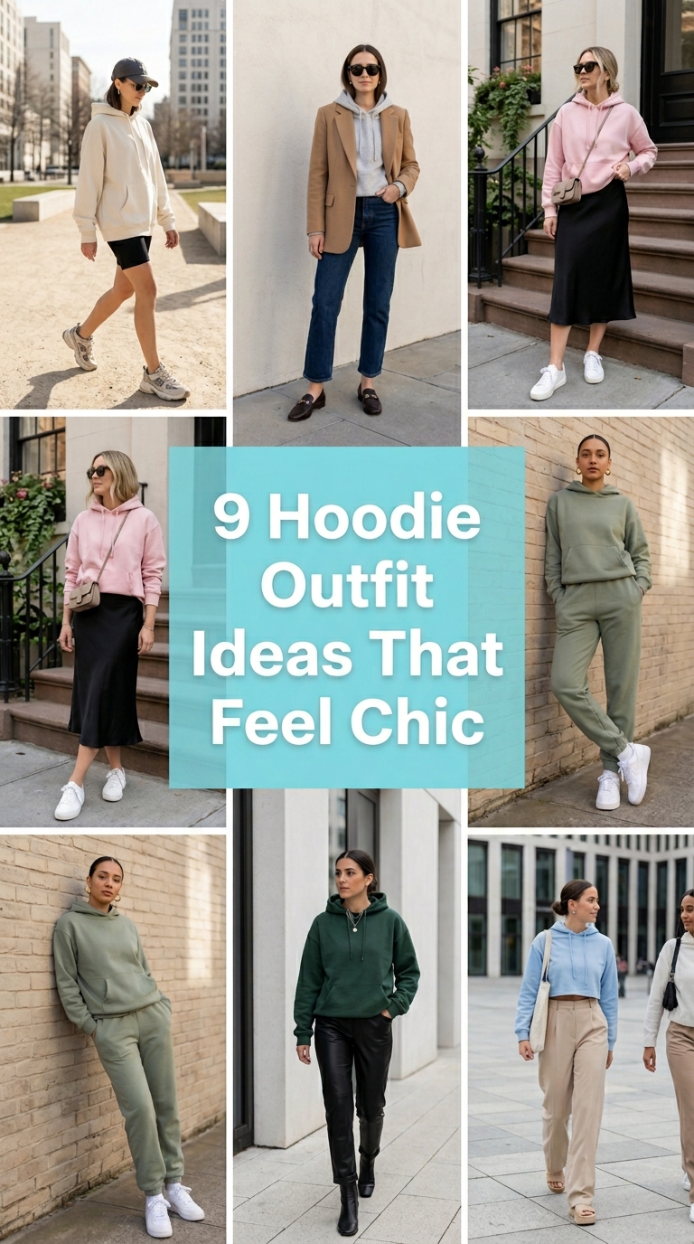 9 Hoodie Outfit Ideas That Feel Chic