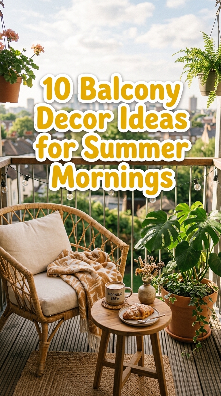 10 Balcony Decor Ideas for Summer Mornings