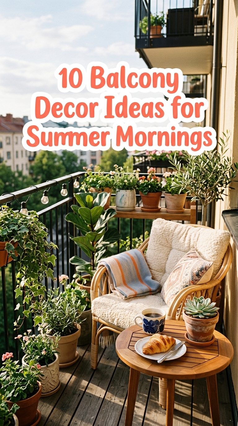 10 Balcony Decor Ideas for Summer Mornings