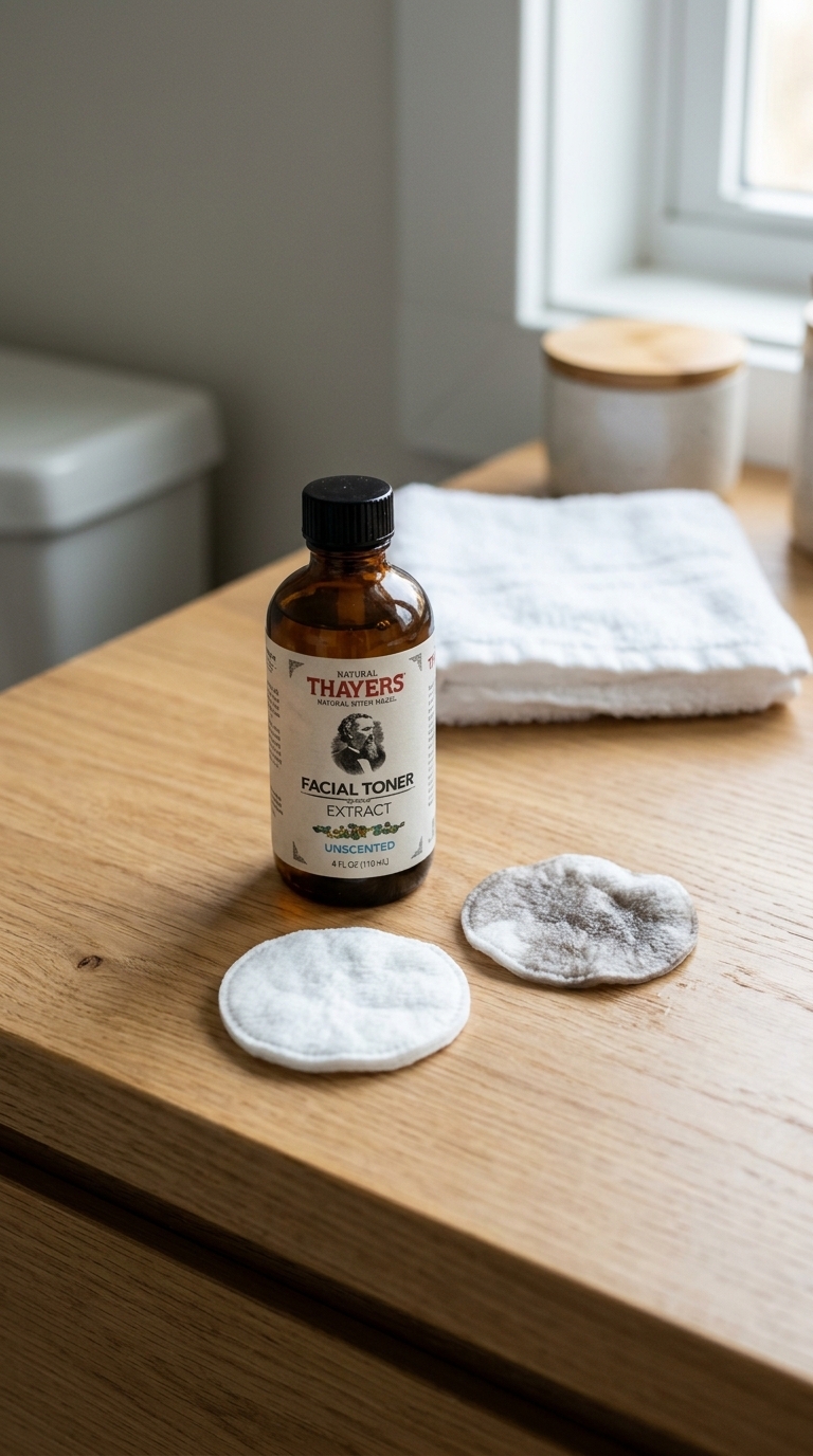 10. Witch Hazel Pads for Toning and Tightening