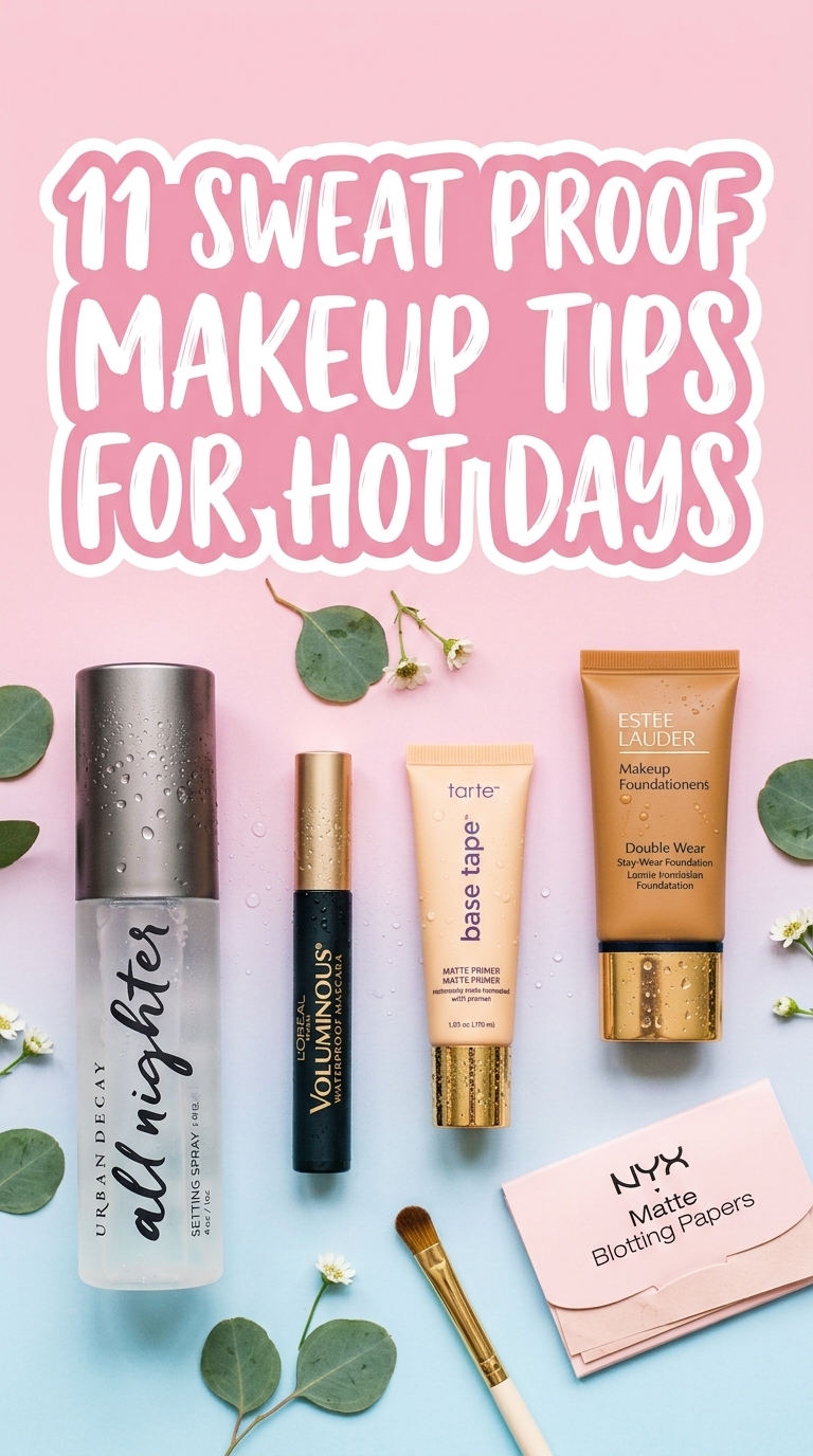 11 Sweat Proof Makeup Tips for Hot Days