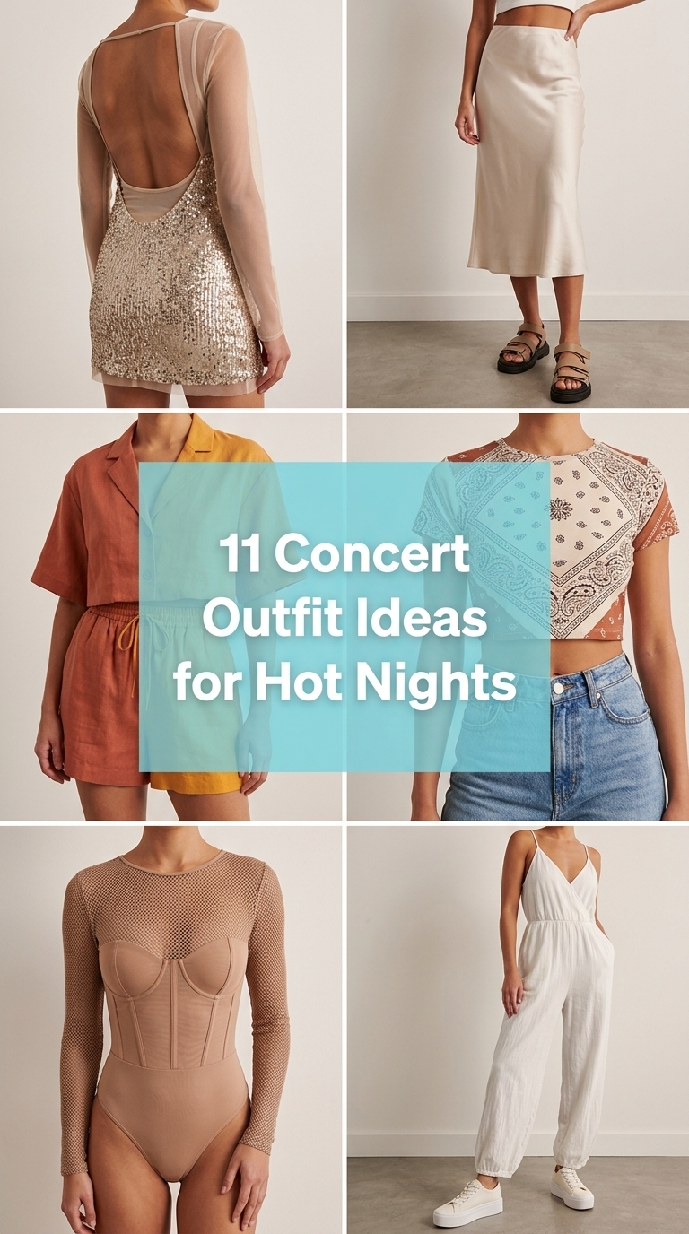 11 Concert Outfit Ideas for Hot Nights