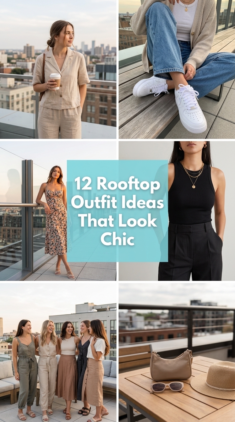 12 Rooftop Outfit Ideas That Look Chic