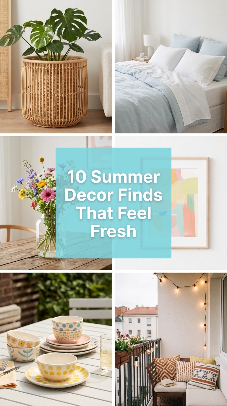 10 Summer Decor Finds That Feel Fresh