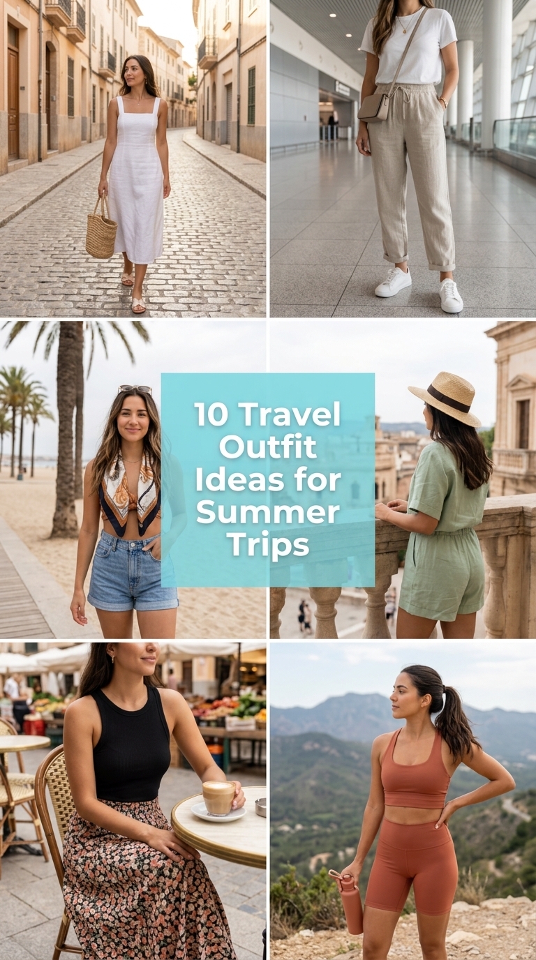 10 Travel Outfit Ideas for Summer Trips