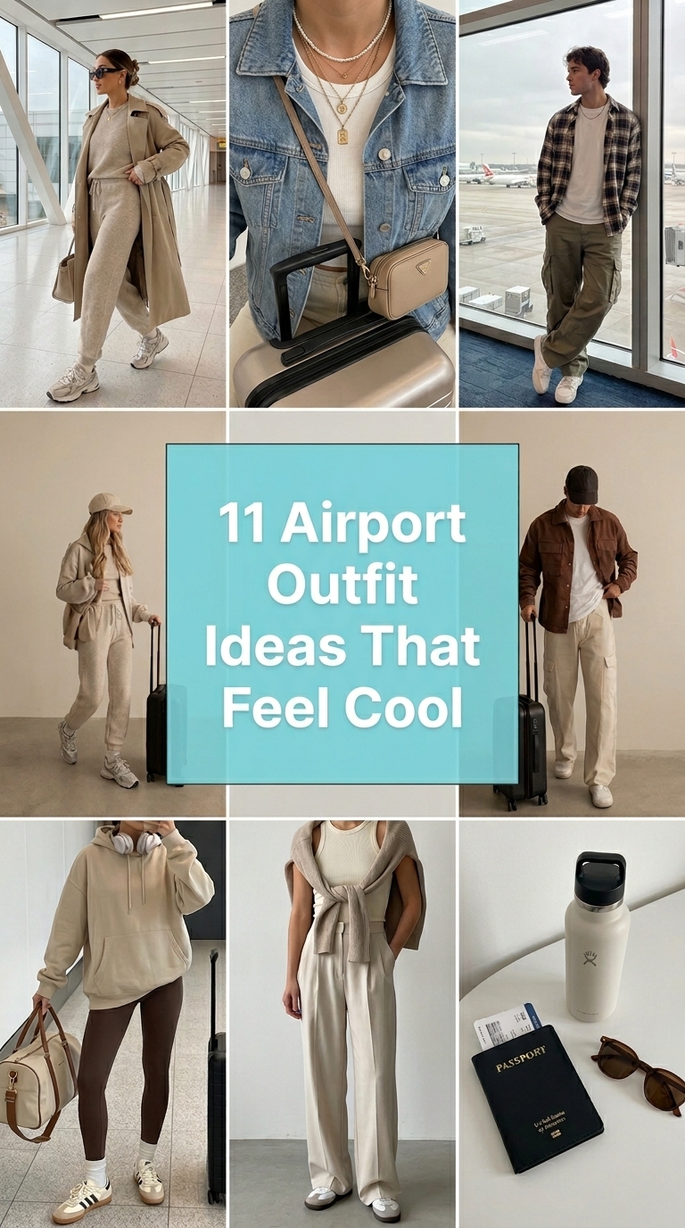 11 Airport Outfit Ideas That Feel Cool