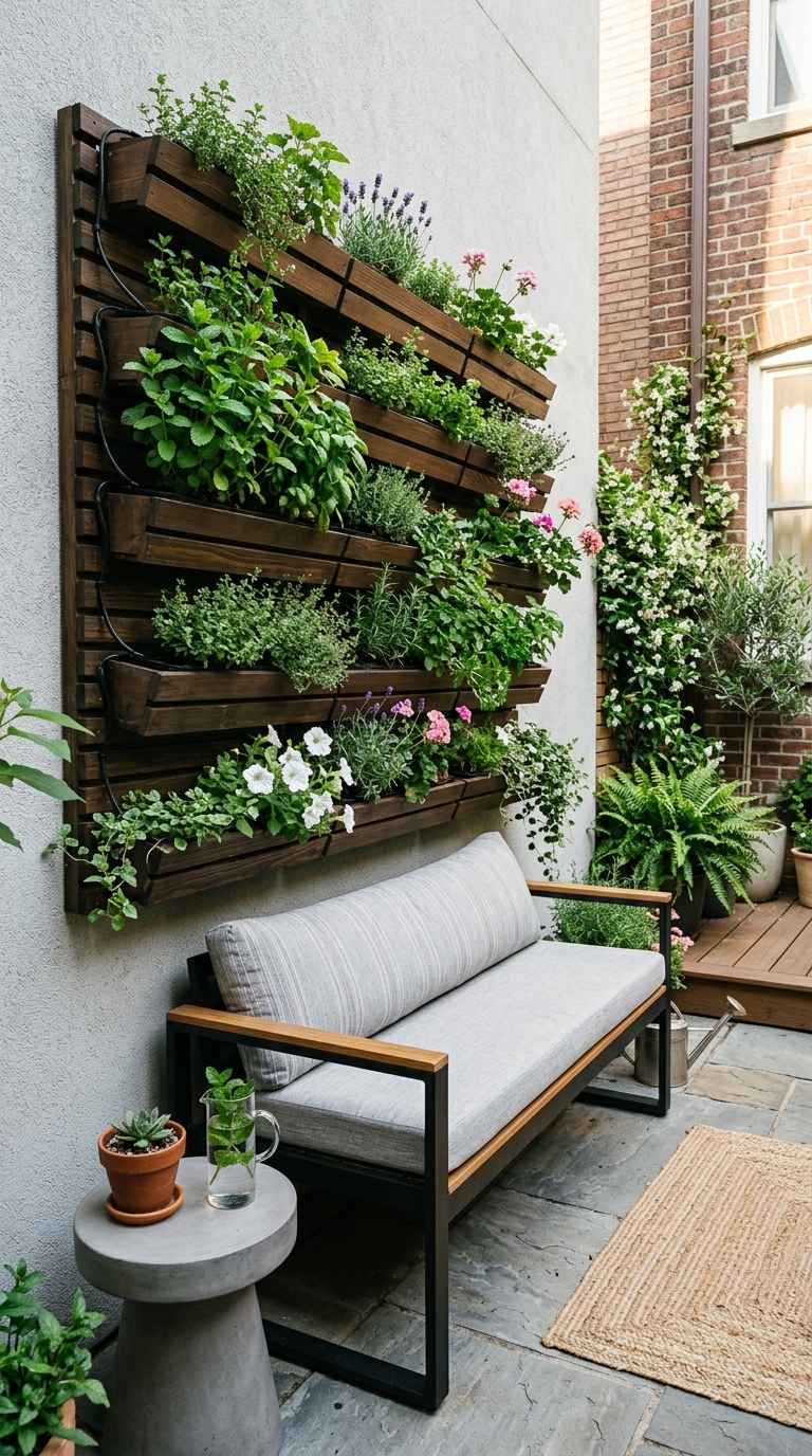 2. Vertical Garden Oasis
