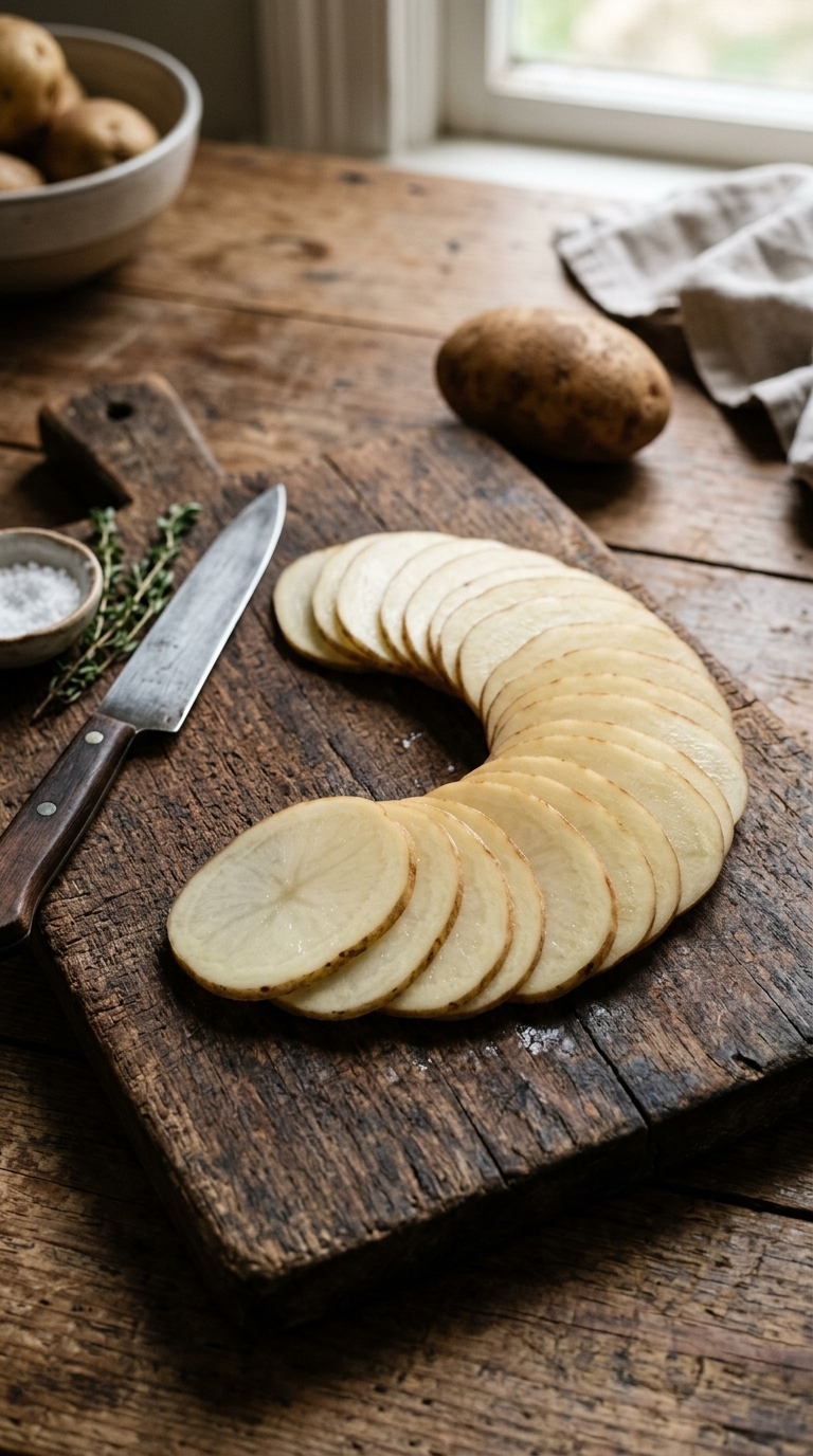 3. Potato Slices for Natural Brightening