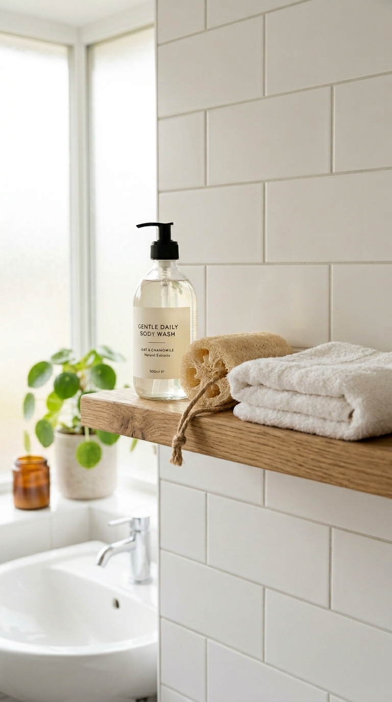 4. Embrace Cool Showers & Gentle Cleansers
