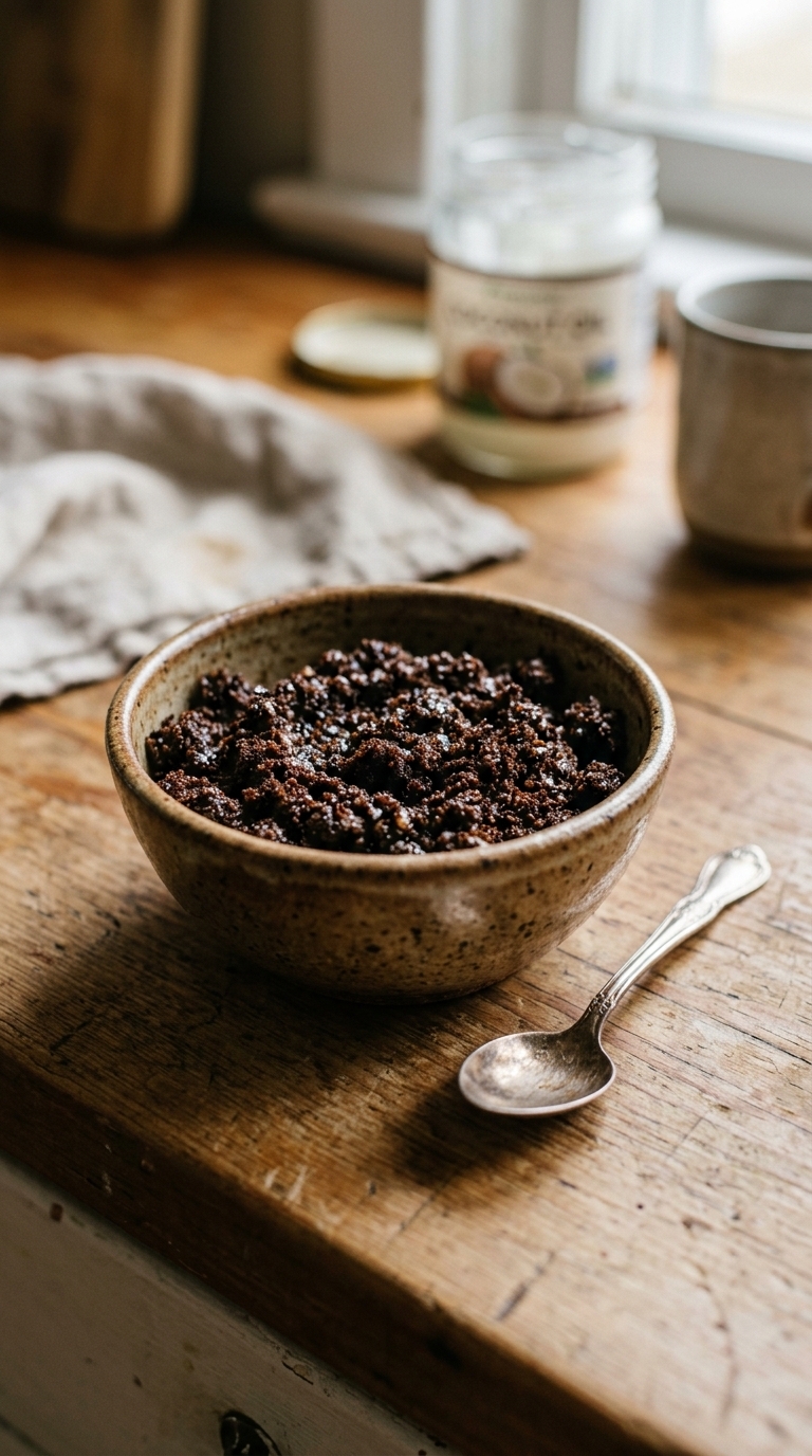 5. Coffee Grounds Mask for a Caffeine Boost