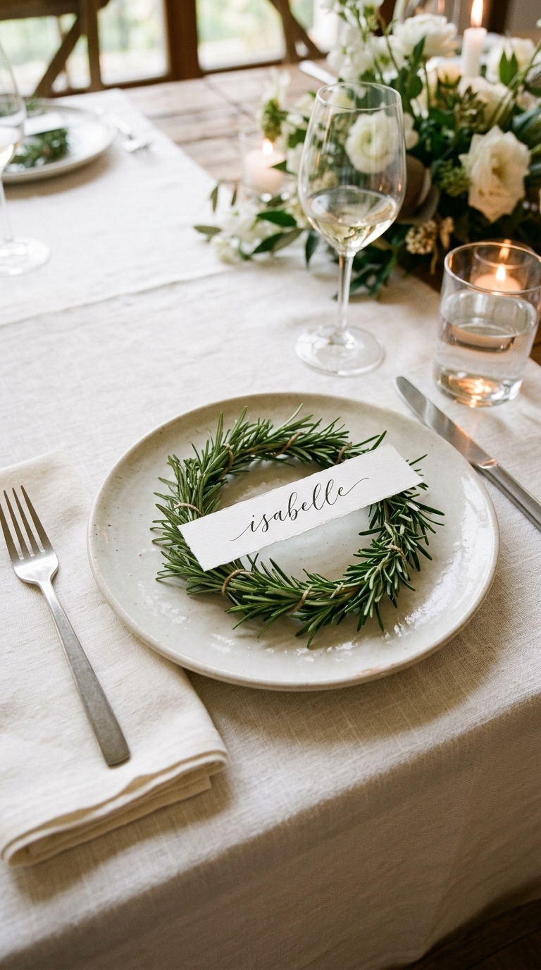 5. Fragrant Fresh Rosemary Wreaths