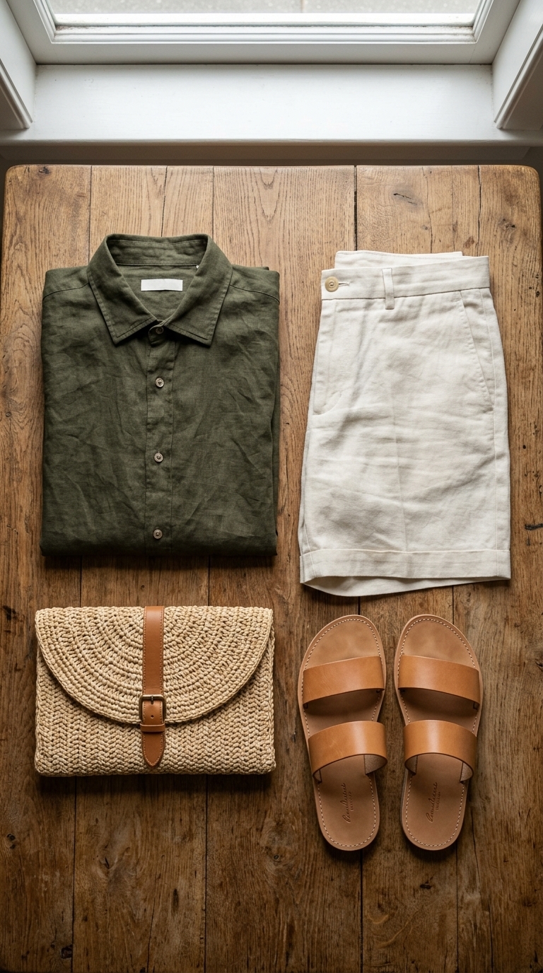 5. Pair with Tailored Shorts for an Elevated Look