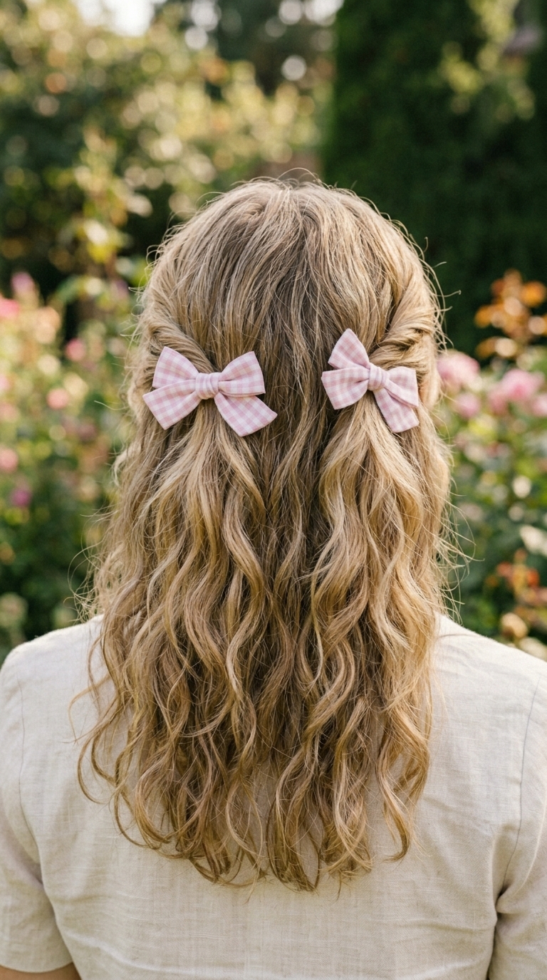 5. Playful Bow Hair Clips