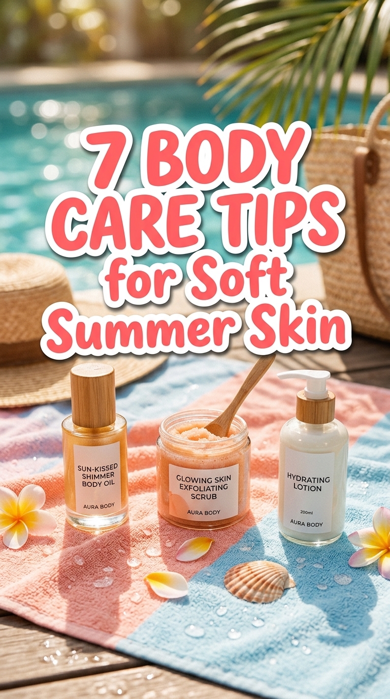 7 Body Care Tips for Soft Summer Skin