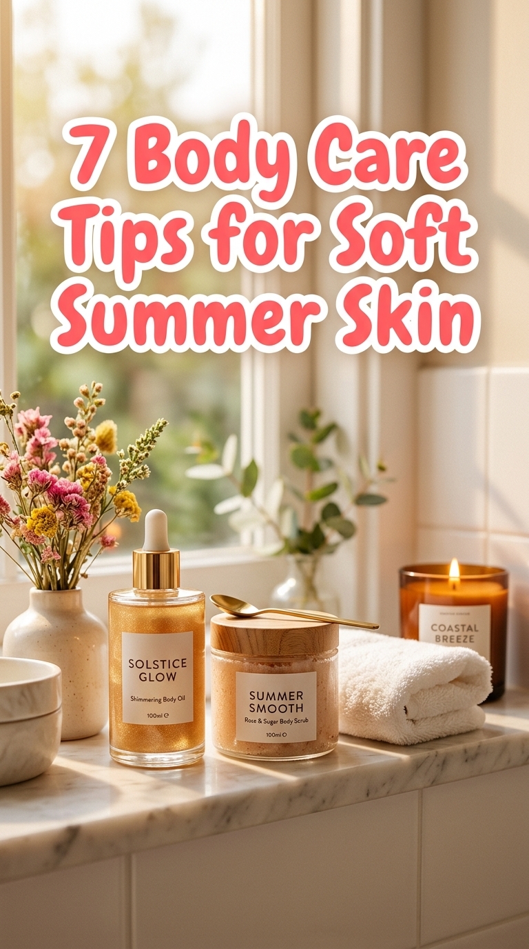 7 Body Care Tips for Soft Summer Skin